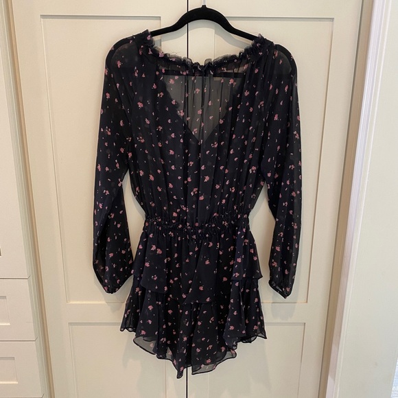 LoveShackFancy, Medium, Floral black dress🖤 - Picture 4 of 4